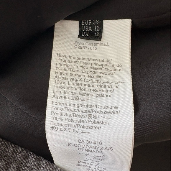 InWear Linen Blazer Utility Style - Picture 12 of 13